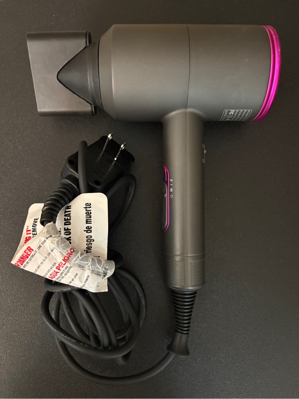 Professional Negative Ion 1800W Hair Dryer - Works Great!